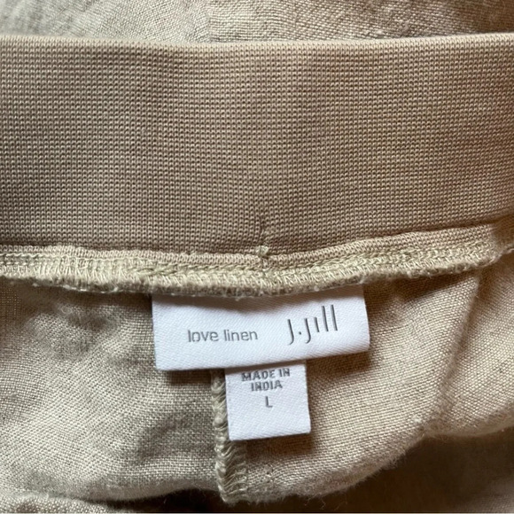 J. JILL Linen Stretch Pull On Pants - Picture 6 of 8